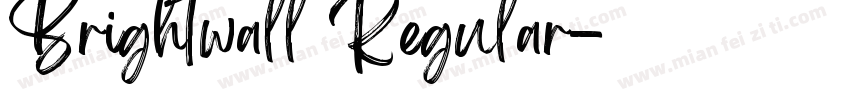 Brightwall Regular字体转换